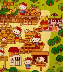 Hello Kitty Go Green Organic Farm Map Hong Kong